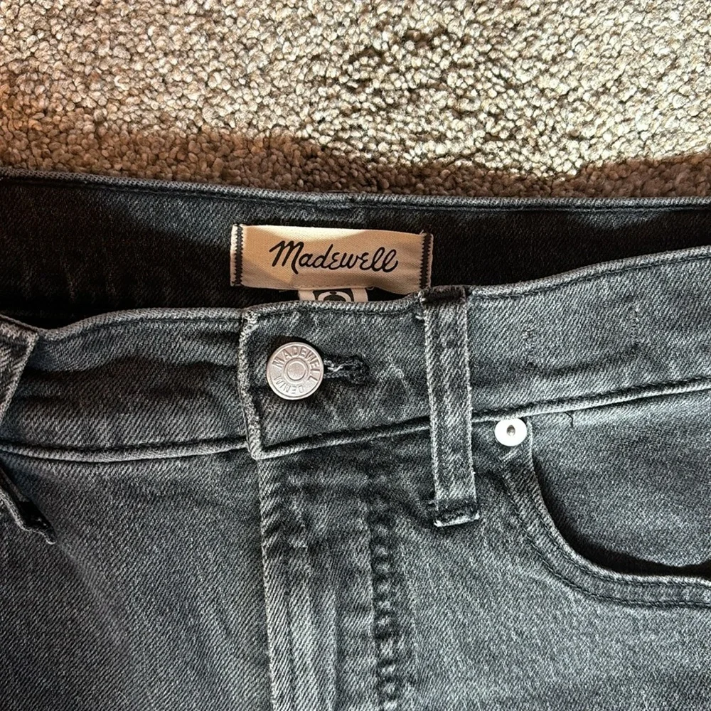 Madewell Perfect Vintage Straight Jean black size 27 - Picture 4 of 5